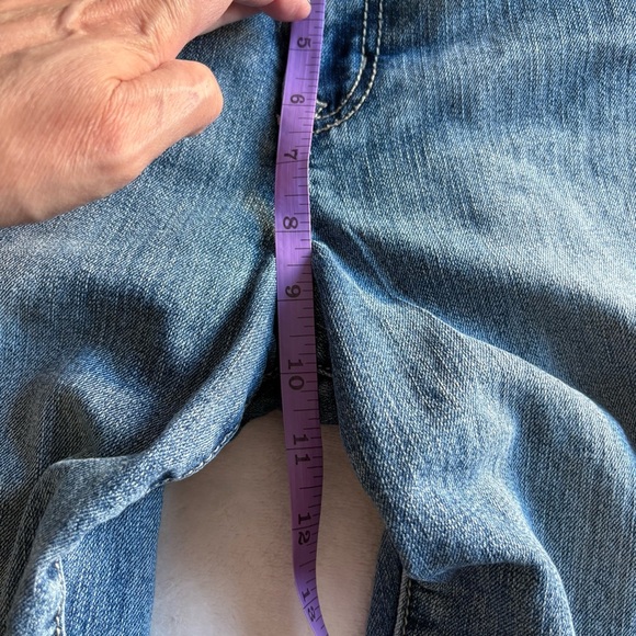 Nine West Vintage America Blue Denim Mid-rise Jean Shorts - 90s Y2K - Picture 9 of 17